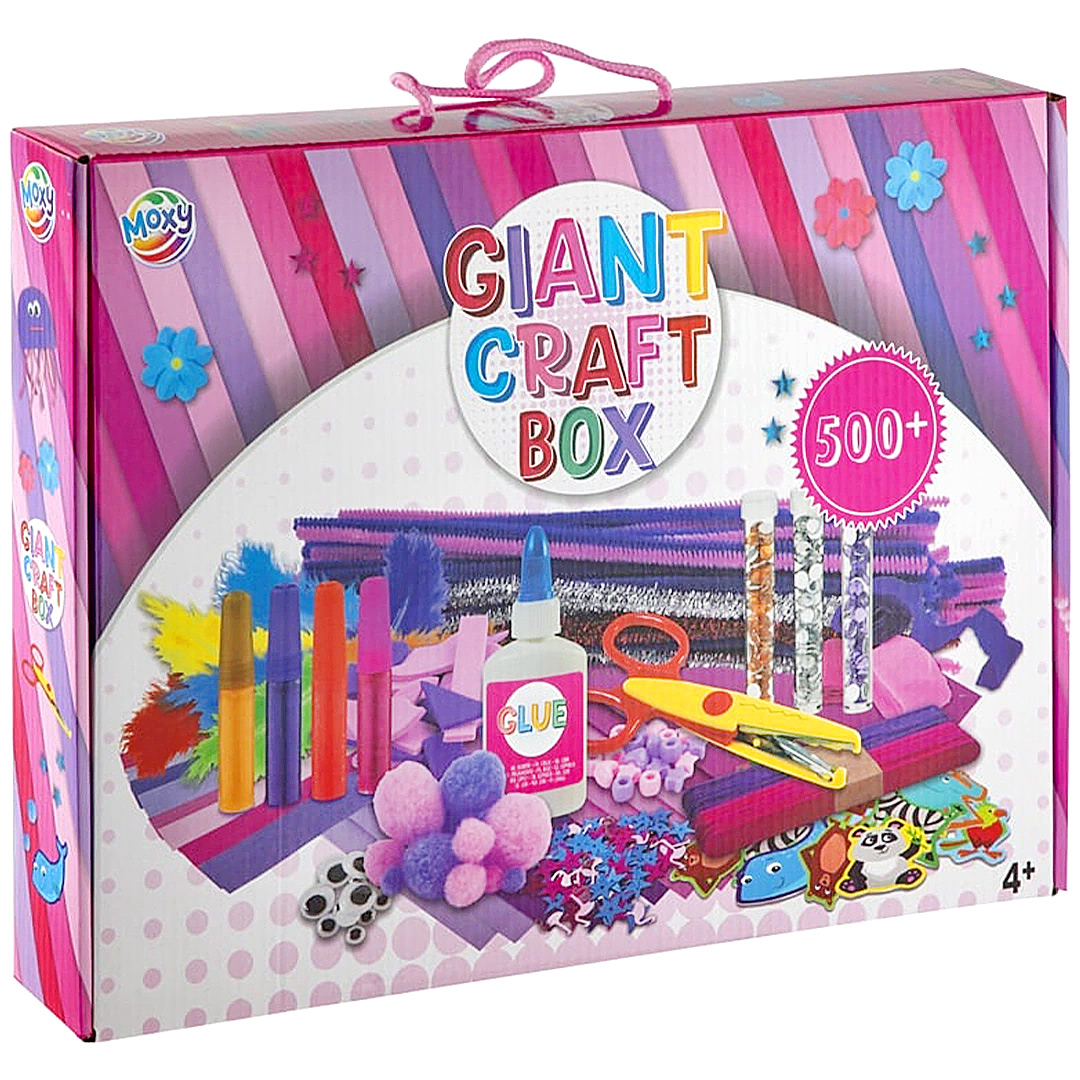 Grafix Giant Craft Box Pink | Kids - Barnpyssel och kreativitet - Pyssellådor | HobbyPyssel