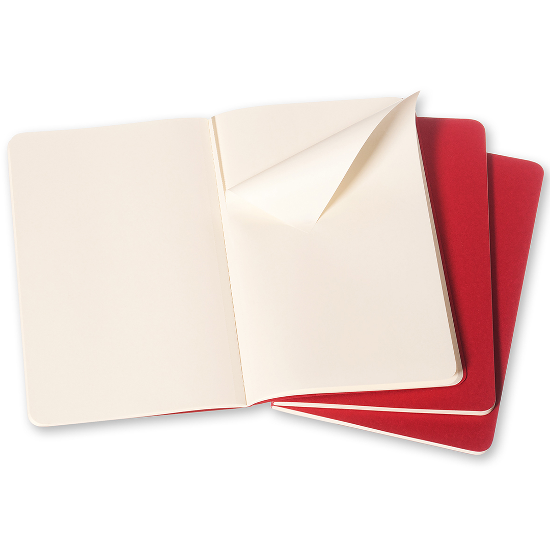 Cahier Notebook Large Red Olinjerad