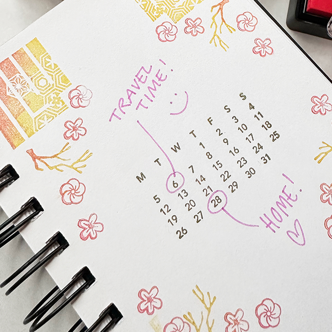 Stämpel Iromoyo Kalender