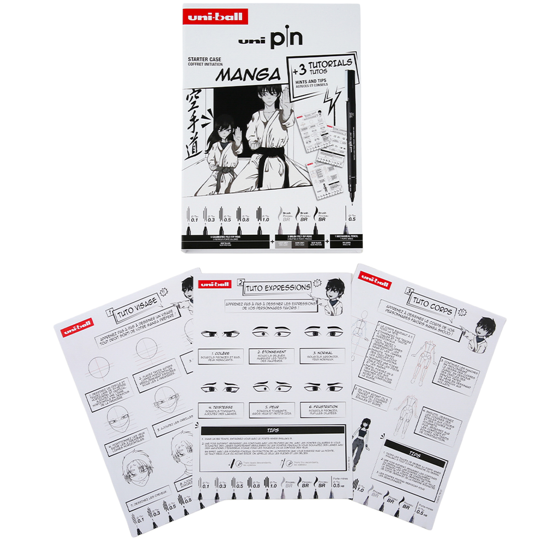 Pin Fine Line Manga Set