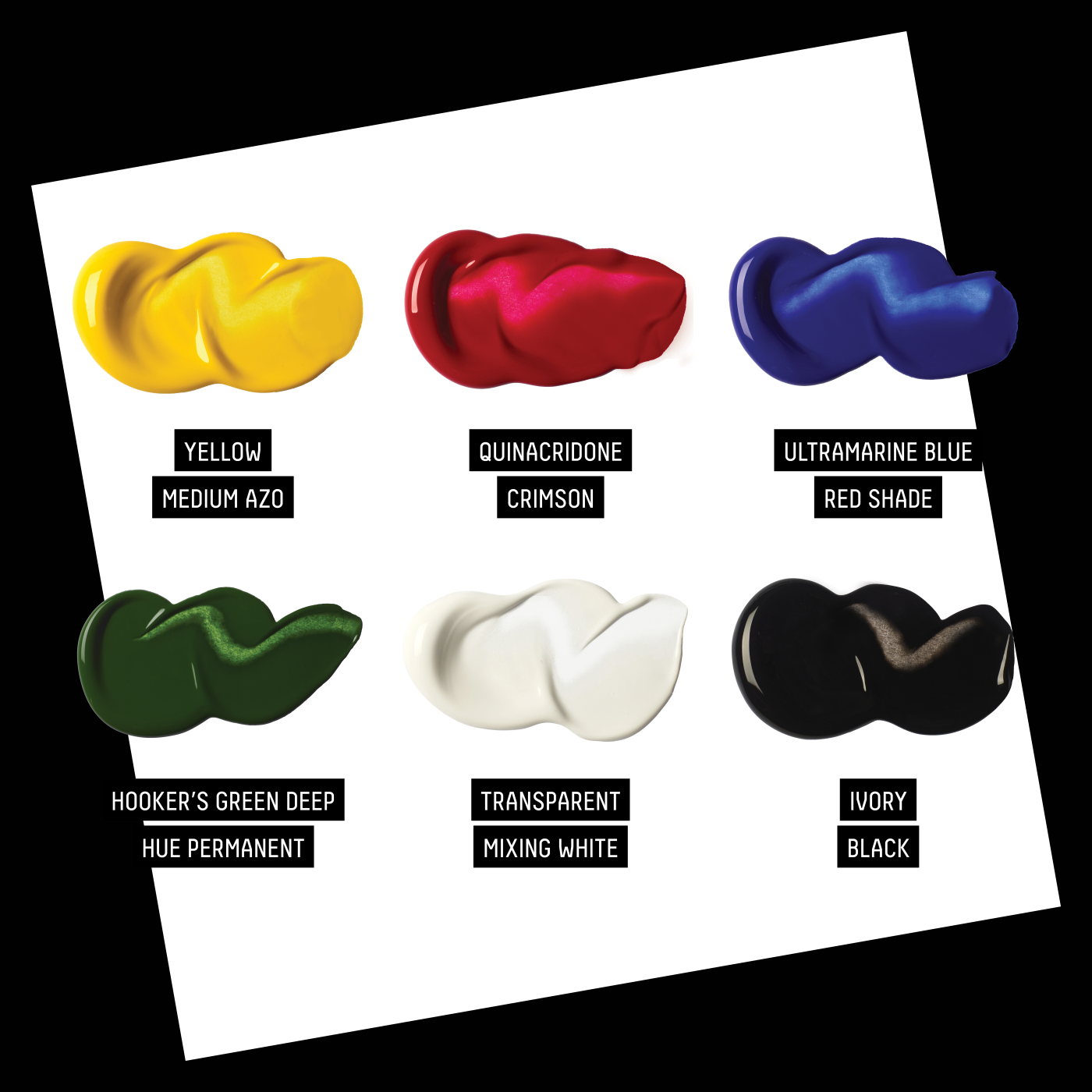 Akrylfärg Soft Body Mixing Set 6x22 ml