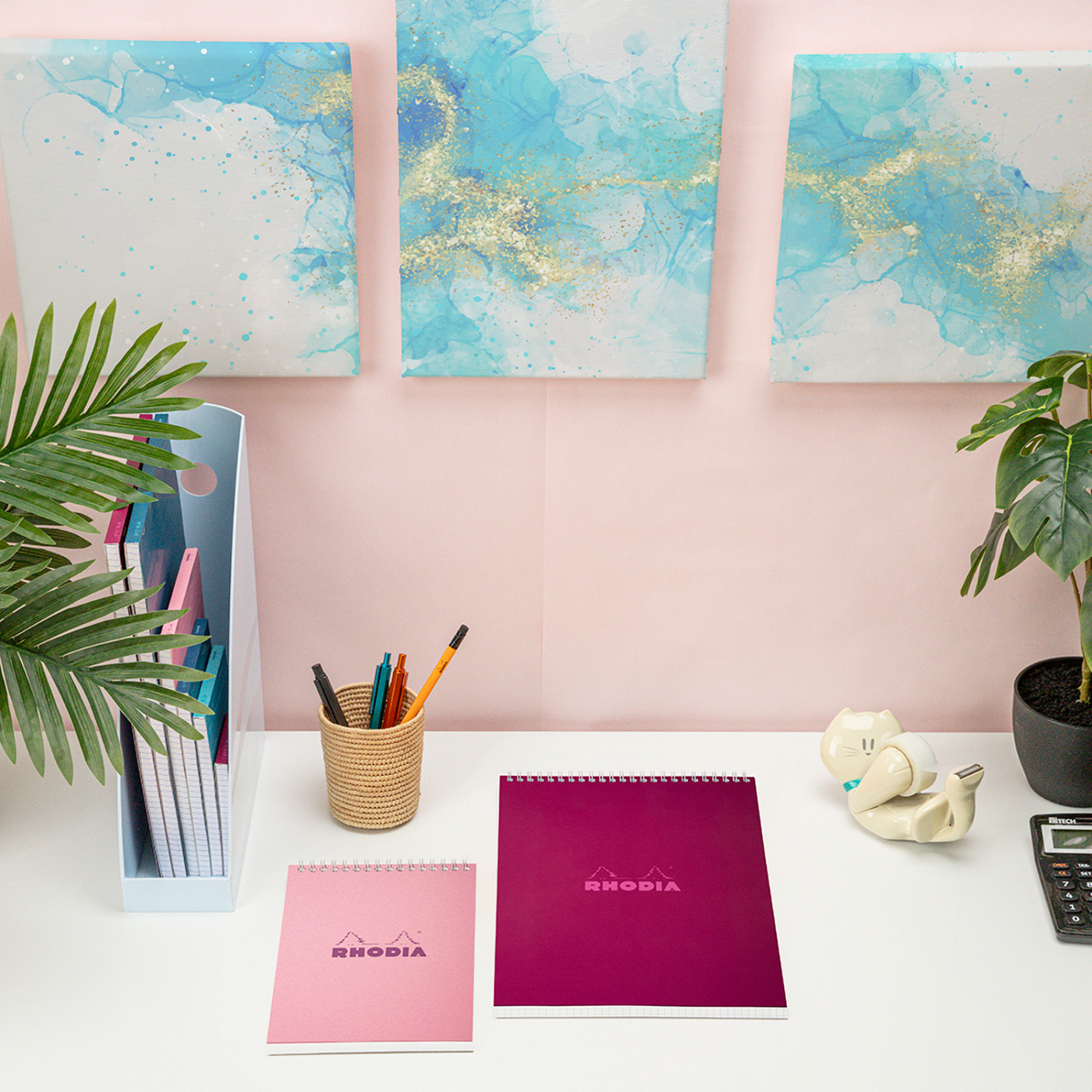 Classic Notepad Plum A4 Linjerad