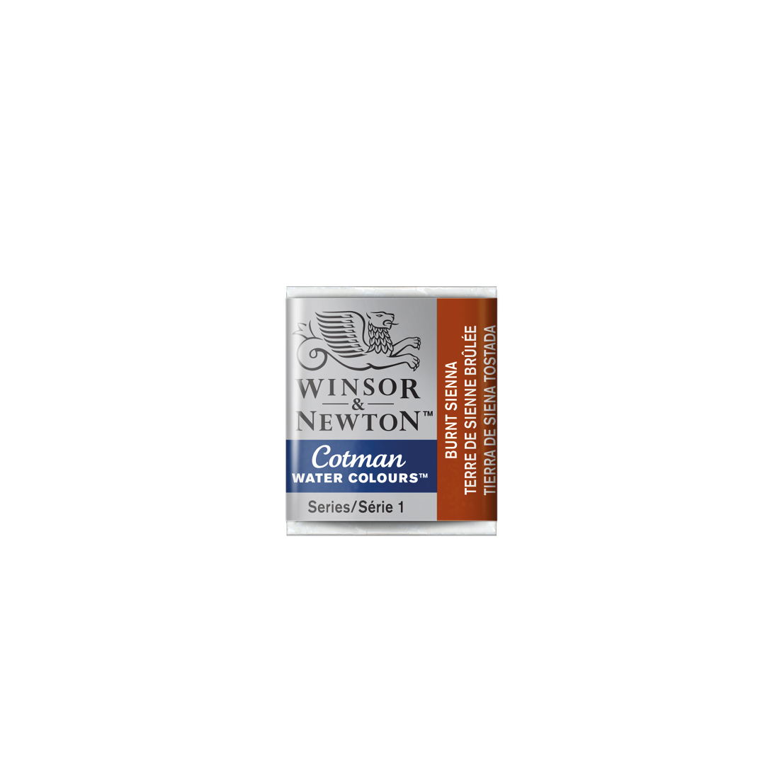 Winsor & Newton Cotman Halfpan Burnt Sienna