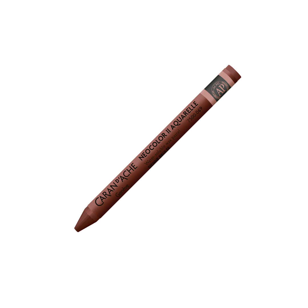 Caran d'Ache Neocolor II Aquarelle Burnt Sienna