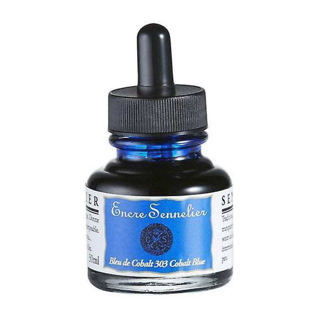 Sennelier Tusch Ink Cobalt Blue Hue