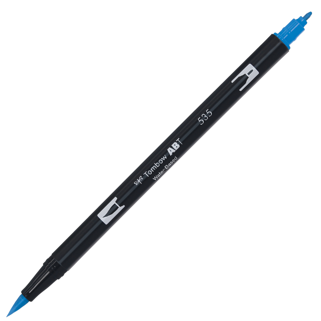 Tombow ABT Dual Brush Pen 535 Cobalt Blue