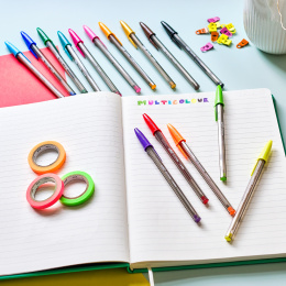 Cristal Multicolor Kulspetspenna 15-pack i gruppen Pennor / Skriva / Bläckpennor hos Pen Store (100233)