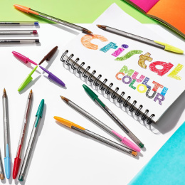 Cristal Multicolor Kulspetspenna 15-pack i gruppen Pennor / Skriva / Bläckpennor hos Pen Store (100233)