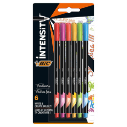 Intensity Fineliner 6-set Rainbow Colors i gruppen Pennor / Skriva / Fineliners hos Pen Store (100237)