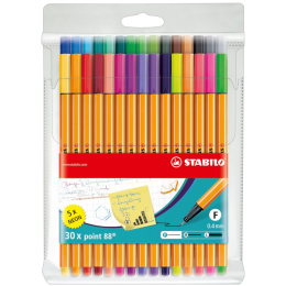 Point 88 Fineliner 30-pack i gruppen Pennor / Skriva / Fineliners hos Pen Store (100294)