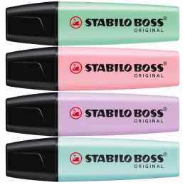 Boss Pastel 4-pack i gruppen Pennor / Märkning och kontor / Överstrykning hos Pen Store (100296)