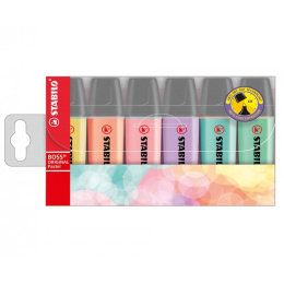 Boss Pastel 6-pack i gruppen Pennor / Märkning och kontor / Överstrykning hos Pen Store (100297)