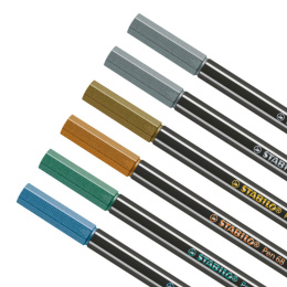 Pen 68 Metallic 6-set i gruppen Selected / Skolstart 2025 hos Pen Store (100315)