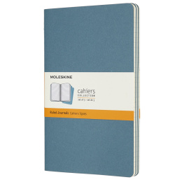 Cahier Notebook Large Brisk Blue Linjerad i gruppen Papper & Block / Skriva och anteckna / Anteckningsböcker hos Pen Store (100330)