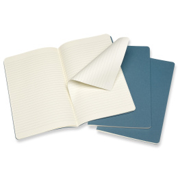 Cahier Large Brisk Blue Linjerad i gruppen Papper & Block / Skriva och anteckna / Anteckningsböcker hos Pen Store (100330)
