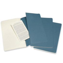 Cahier Large Brisk Blue Linjerad i gruppen Papper & Block / Skriva och anteckna / Anteckningsböcker hos Pen Store (100330)