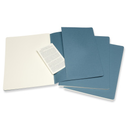 Cahier XL Brisk Blue Olinjerad i gruppen Papper & Block / Skriva och anteckna / Anteckningsböcker hos Pen Store (100331)