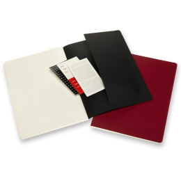 Cahier Subject A4 Black/Red Linjerad i gruppen Papper & Block / Skriva och anteckna / Anteckningsböcker hos Pen Store (100337)