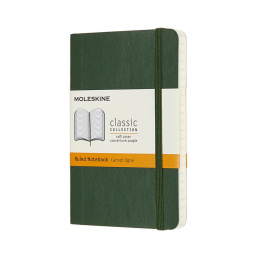 Classic Soft Cover Notebook Pocket Myrtle Green i gruppen Papper & Block / Skriva och anteckna / Anteckningsböcker hos Pen Store (100395_r)