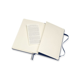 Classic Hard Cover Notebook Expanded Blue Linjerad i gruppen Papper & Block / Skriva och anteckna / Anteckningsböcker hos Pen Store (100431)