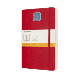 Classic Soft Cover Notebook Expanded Red i gruppen Papper & Block / Skriva och anteckna / Anteckningsböcker hos Pen Store (100437_r)