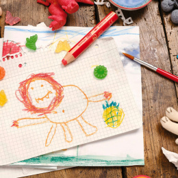 Woody 3-in-1 Färgpennor 10-set (3 år+) i gruppen Kids / Barnpennor / Färgpennor för barn hos Pen Store (100444)