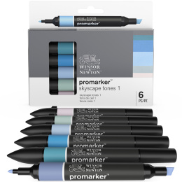 Promarker 6-set Skyscape Tones i gruppen Pennor / Konstnärspennor / Illustrationsmarkers hos Pen Store (100565)