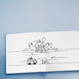 Sketchbook A5 Medium Landscape i gruppen Papper & Block / Konstnärsblock / Skissböcker hos Pen Store (100831_r)