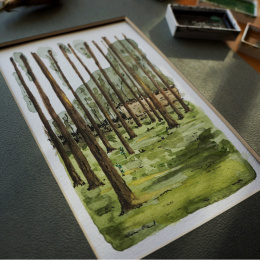 Gansai Tambi Akvarell 24-set i gruppen Konstnärsmaterial / Konstnärsfärger / Akvarellfärg / Akvarellfärg i kopp hos Pen Store (101077)