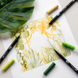 ABT Dual Brush pen 18-set Pastel i gruppen Pennor / Konstnärspennor / Penselpennor hos Pen Store (101096)