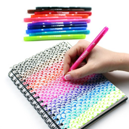 TwinTone Marker Rainbow 12-set i gruppen Pennor / Konstnärspennor / Illustrationsmarkers hos Pen Store (101130)
