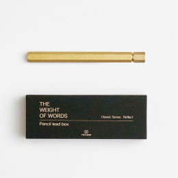 Classic Reflect Stiftbehållare Brass i gruppen Konstnärsmaterial / Målartillbehör / Förvaring hos Pen Store (101379)
