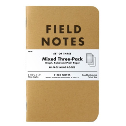 Memo Book Mixed 3-pack i gruppen Papper & Block / Skriva och anteckna / Anteckningsböcker hos Pen Store (101426)