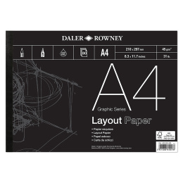 Layout Paper A4 i gruppen Papper & Block / Konstnärsblock / Rit- och skissblock hos Pen Store (101458)