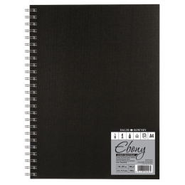 Ebony Artist's Sketch Book Spiral A4 i gruppen Papper & Block / Konstnärsblock / Skissböcker hos Pen Store (101470)