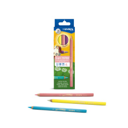 Super Ferby 6-set Pastel (3 år+) i gruppen Kids / Barnpennor / Färgpennor för barn hos Pen Store (101585)