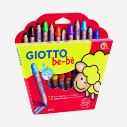 Be-bè Färgpennor 12-set (2 år+) i gruppen Kids / Barnpennor / Färgpennor för barn hos Pen Store (101597)