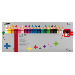 3plus Färgpennor 18-set (3 år+) i gruppen Kids / Barnpennor / Färgpennor för barn hos Pen Store (101783)