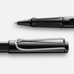 Safari Rollerball Shiny black i gruppen Pennor / Fine Writing / Rollerball hos Pen Store (101918)