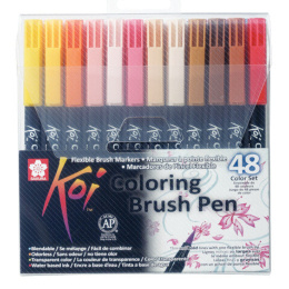 Koi Coloring Brush Pen 48-set i gruppen Pennor / Konstnärspennor / Penselpennor hos Pen Store (102308)