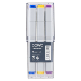 Classic 12-set Basic colors i gruppen Pennor / Konstnärspennor / Illustrationsmarkers hos Pen Store (103255)