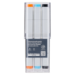 Classic 12-set Basic colors i gruppen Pennor / Konstnärspennor / Illustrationsmarkers hos Pen Store (103255)