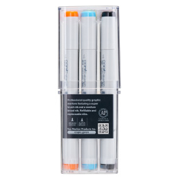 Sketch 12-set Basic i gruppen Pennor / Konstnärspennor / Illustrationsmarkers hos Pen Store (103270)