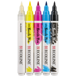 Brush Pen Primary 5-set i gruppen Pennor / Konstnärspennor / Penselpennor hos Pen Store (103708)