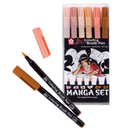 Koi Coloring Brush Pen 6-set i gruppen Pennor / Konstnärspennor / Penselpennor hos Pen Store (103846)