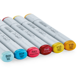 Sketch 6-pack Perfect Primaries i gruppen Pennor / Konstnärspennor / Illustrationsmarkers hos Pen Store (103859)