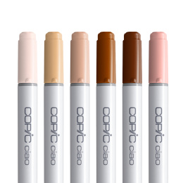 Ciao 6-pack Portrait i gruppen Pennor / Konstnärspennor / Illustrationsmarkers hos Pen Store (103866)