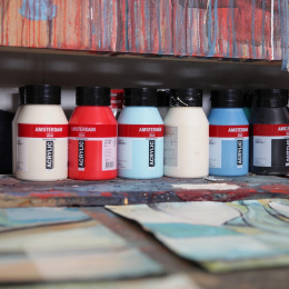 Akrylfärg 500 ml i gruppen Konstnärsmaterial / Konstnärsfärger / Akrylfärg hos Pen Store (103964_r)