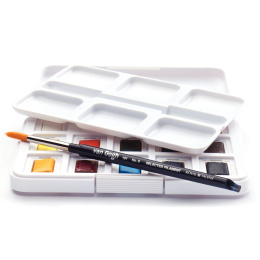 Pocket Box Akvarellfärg 12-set i gruppen Konstnärsmaterial / Färger / Akvarellfärg hos Pen Store (104062)