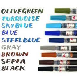 Color Brush i gruppen Pennor / Konstnärspennor / Penselpennor hos Pen Store (104448_r)
